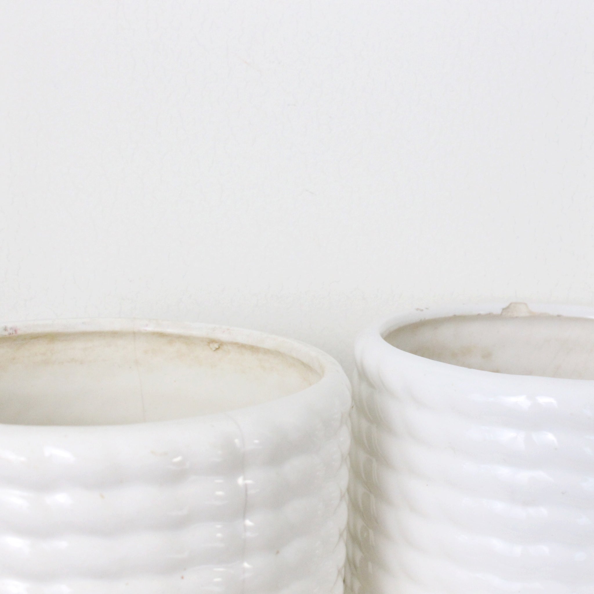 Vintage Cream Pots- Set of 2