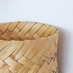 Large Wide Woven Basket