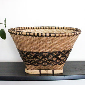 Two tone vintage basket