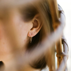 Nomad Hoop Earrings- Gold Filled