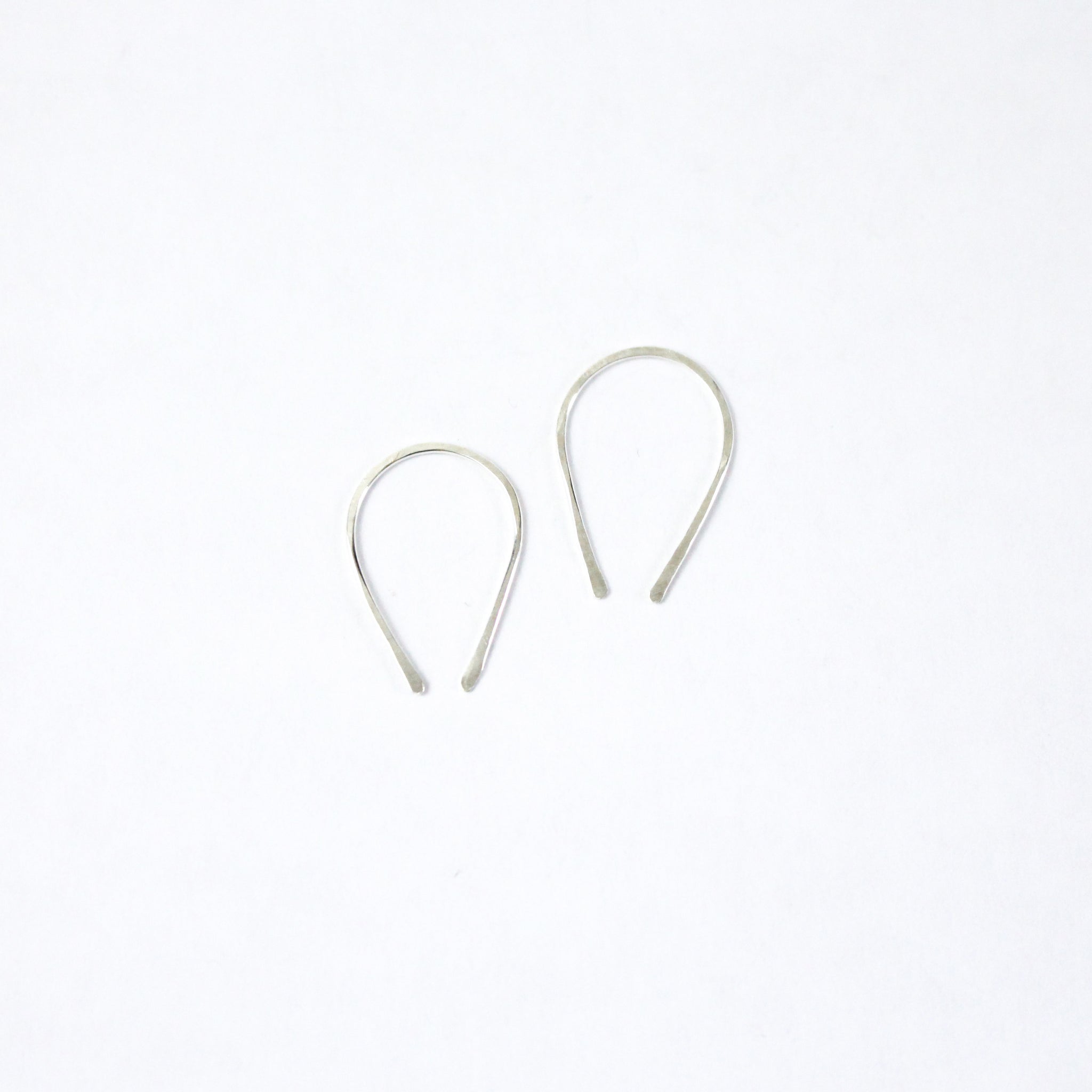 Nomad Hoop Earrings- Silver