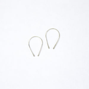 Nomad Hoop Earrings- Silver