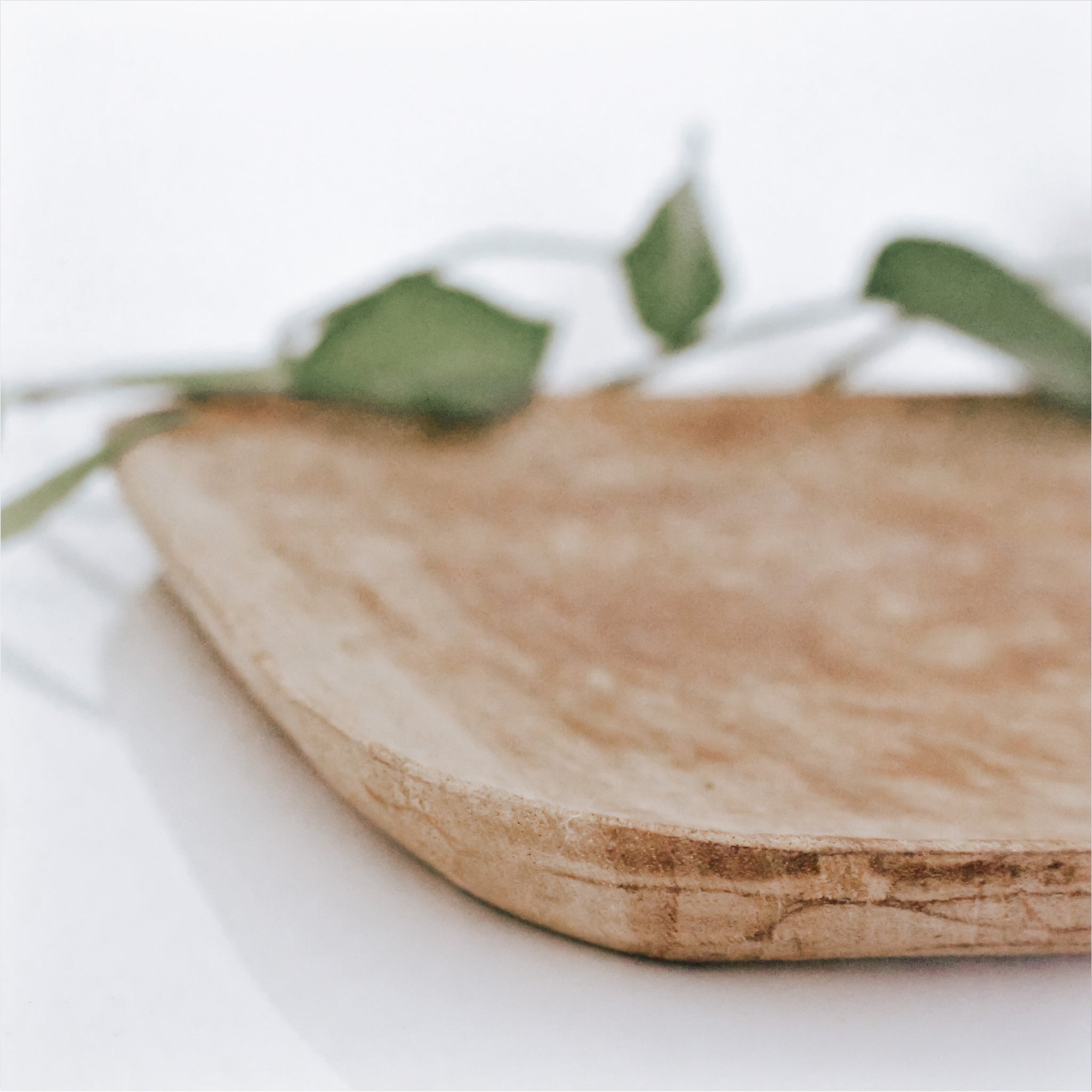 Square Wooden Statement Tray